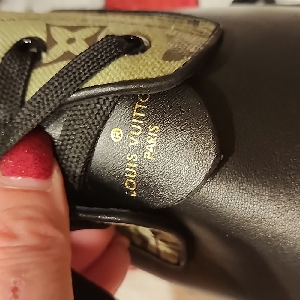 Louis Vuitton Monogram Ankle Boots in Black and Brown - Picture 5 of 7